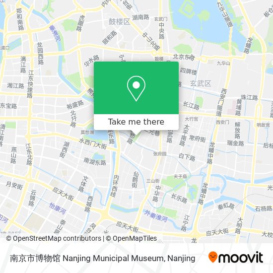 南京市博物馆 Nanjing Municipal Museum map