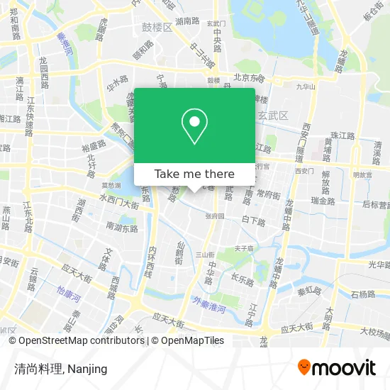 清尚料理 map