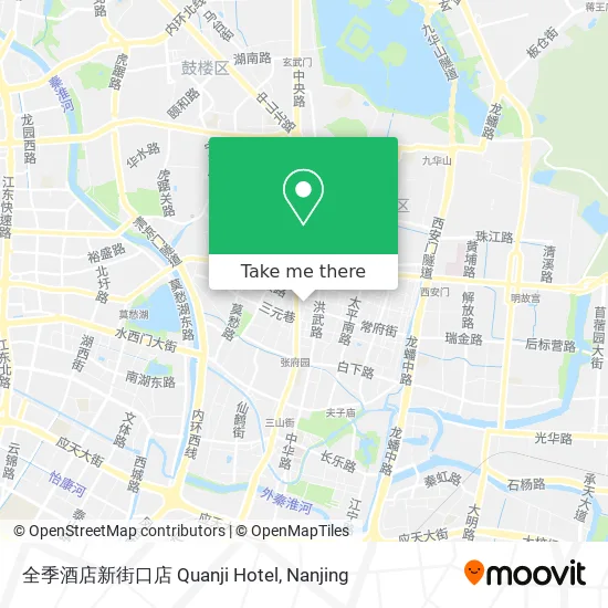全季酒店新街口店 Quanji Hotel map