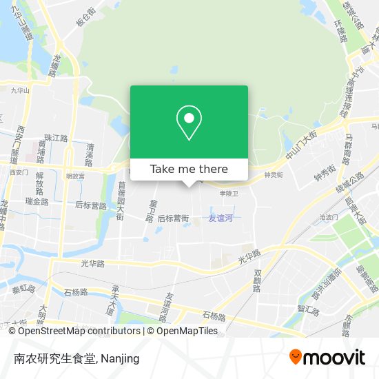 南农研究生食堂 map