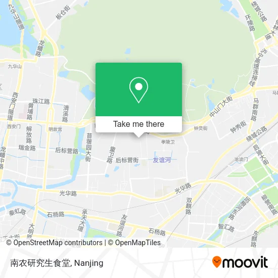 南农研究生食堂 map