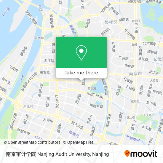 南京审计学院 Nanjing Audit University map