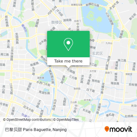巴黎贝甜 Paris Baguette map