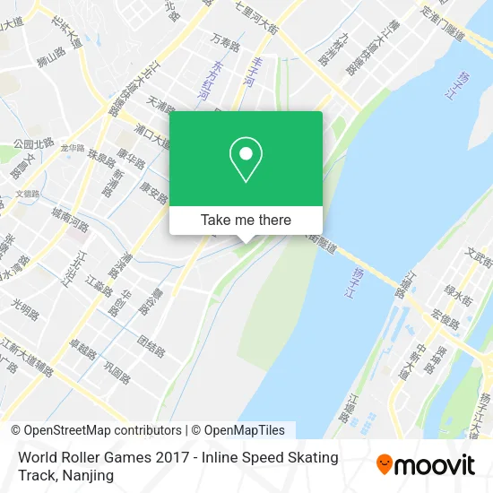 World Roller Games 2017 - Inline Speed Skating Track map