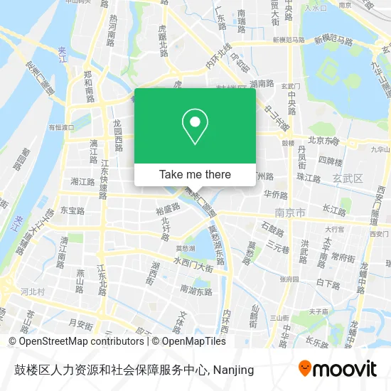 鼓楼区人力资源和社会保障服务中心 map
