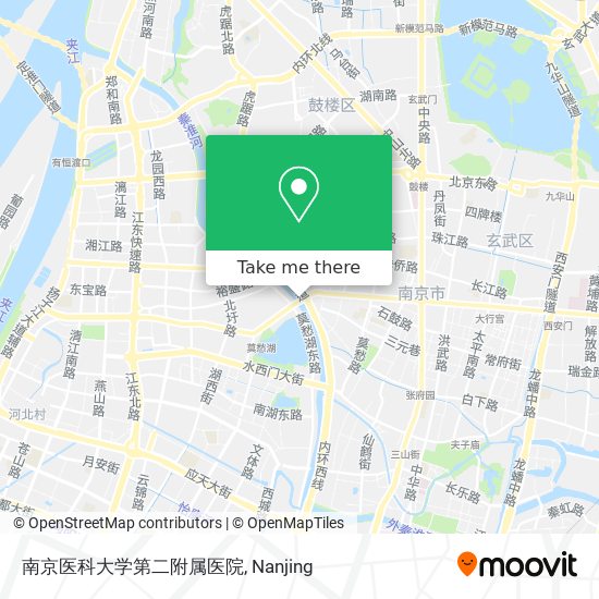 南京医科大学第二附属医院 map