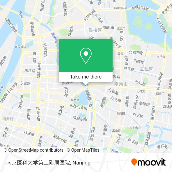 南京医科大学第二附属医院 map