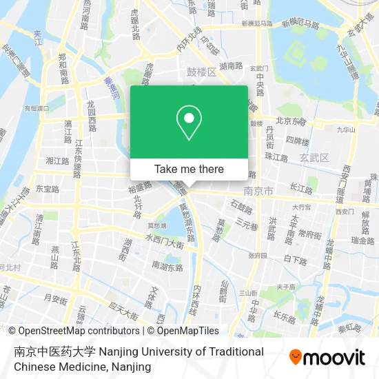 南京中医药大学 Nanjing University of Traditional Chinese Medicine map