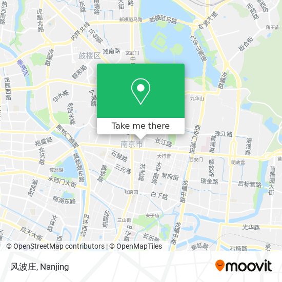 风波庄 map