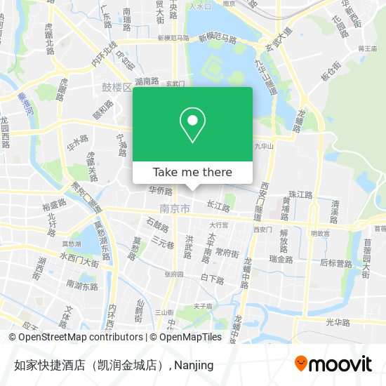 如家快捷酒店（凯润金城店） map