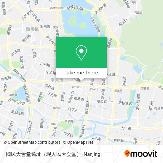 國民大會堂舊址（现人民大会堂） map
