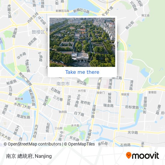 南京 總統府 map