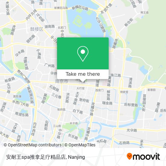 安耐王spa推拿足疗精品店 map
