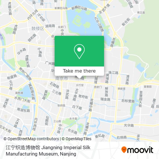 江宁织造博物馆 Jiangning Imperial Silk Manufacturing Museum map