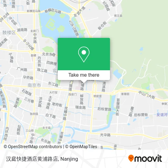 汉庭快捷酒店黄浦路店 map