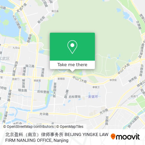 北京盈科（南京）律师事务所 BEIJING YINGKE LAW FIRM NANJING OFFICE map