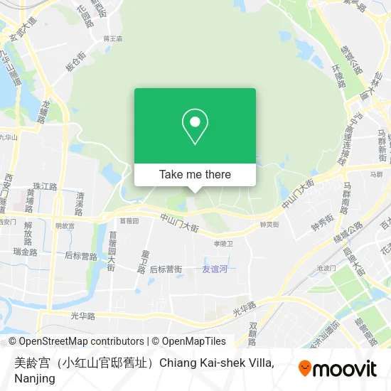 美龄宫（小红山官邸舊址）Chiang Kai-shek Villa map