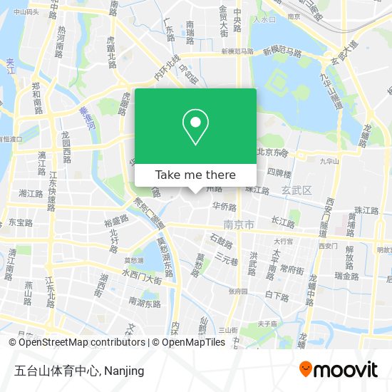 五台山体育中心 map