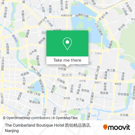The Cumberland Boutique Hotel 凯铂精品酒店 map