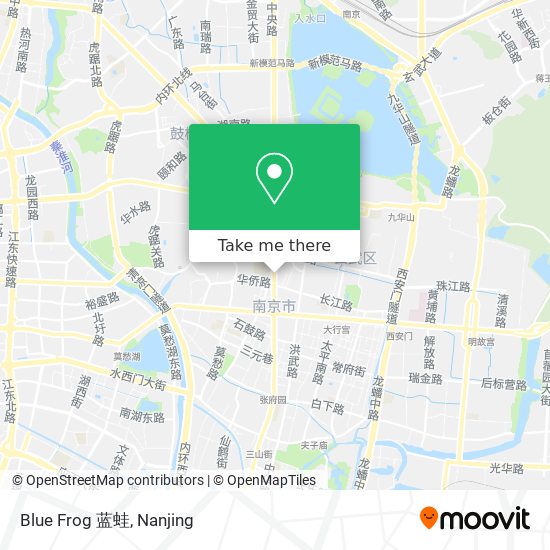 Blue Frog 蓝蛙 map