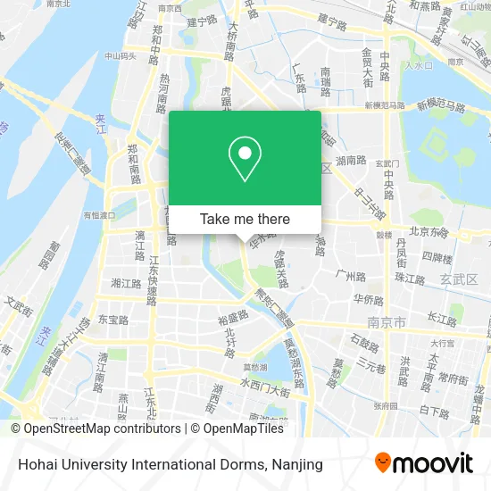 Hohai University International Dorms map