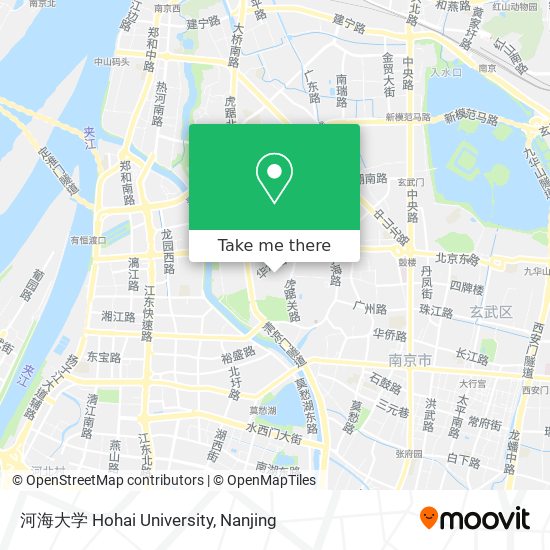 河海大学 Hohai University map