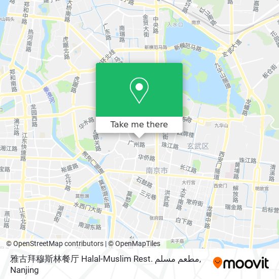 雅古拜穆斯林餐厅 Halal-Muslim Rest.  مطعم مسلم map