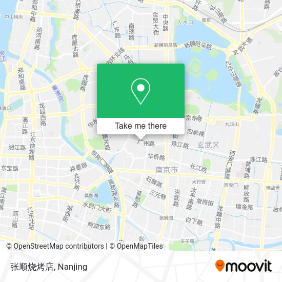 张顺烧烤店 map