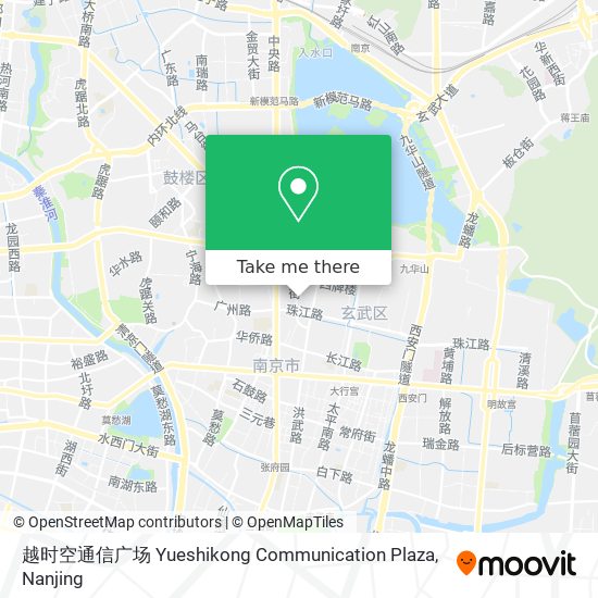 越时空通信广场 Yueshikong Communication Plaza map