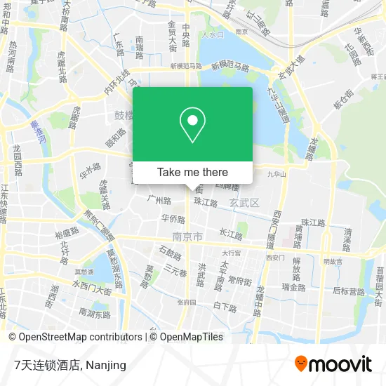 7天连锁酒店 map