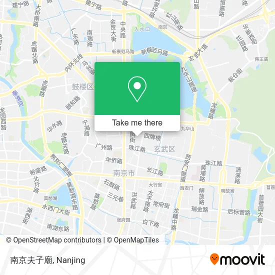 南京夫子廟 map