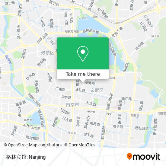 格林宾馆 map