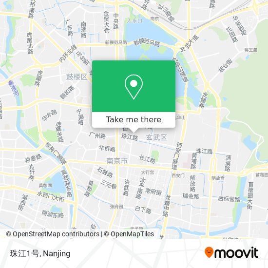珠江1号 map