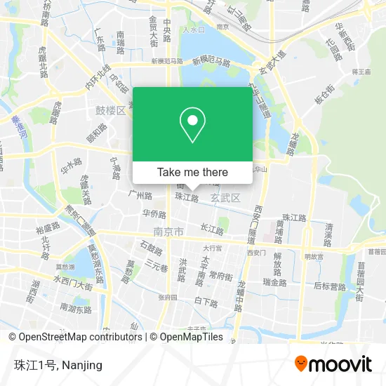 珠江1号 map