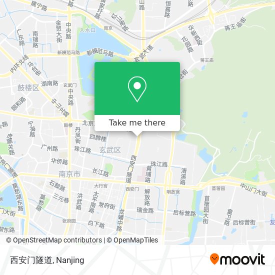 西安门隧道 map