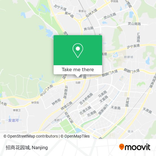 招商花园城 map