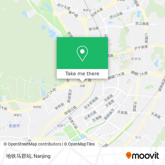 地铁马群站 map