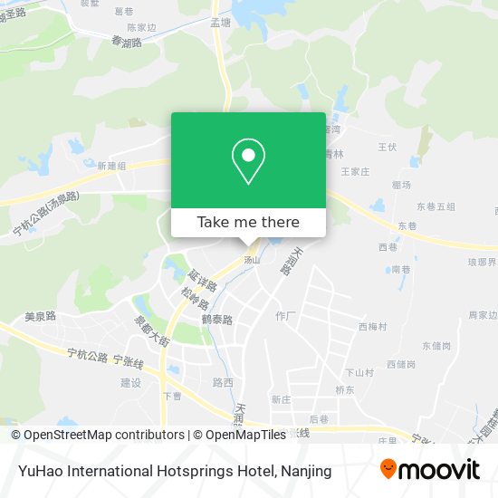 YuHao International Hotsprings Hotel map