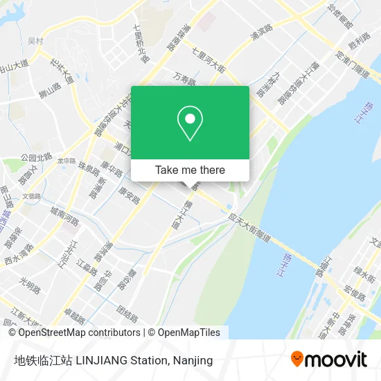 地铁临江站 LINJIANG Station map