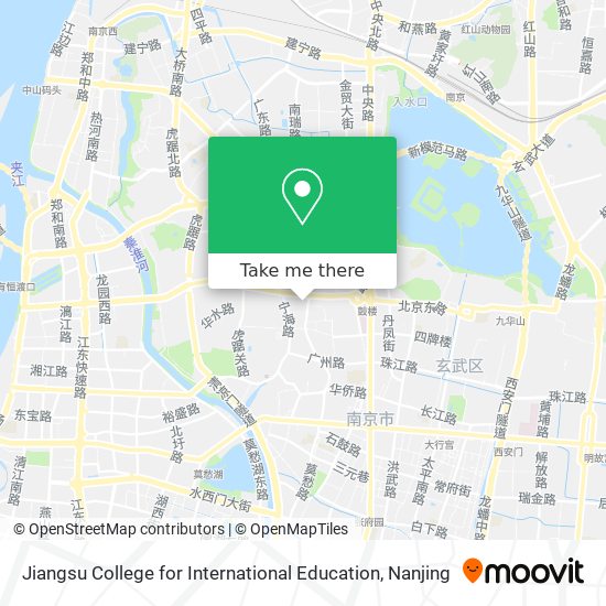 Jiangsu College for International Education map