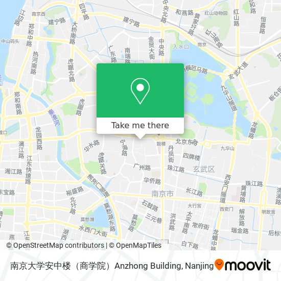 南京大学安中楼（商学院）Anzhong Building map