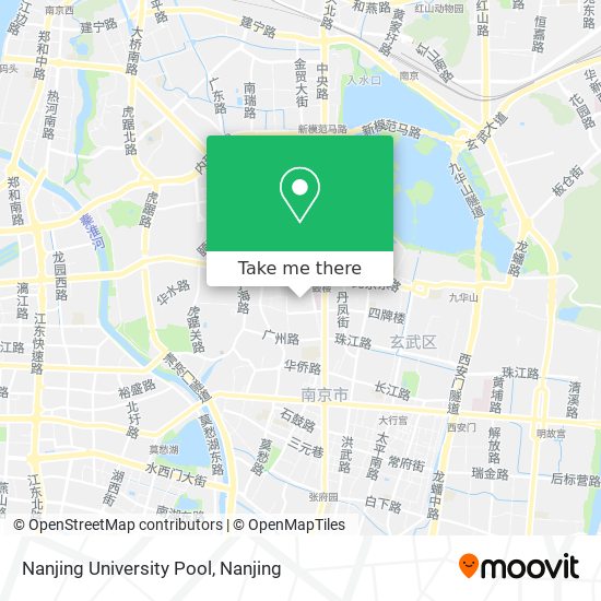 Nanjing University Pool map