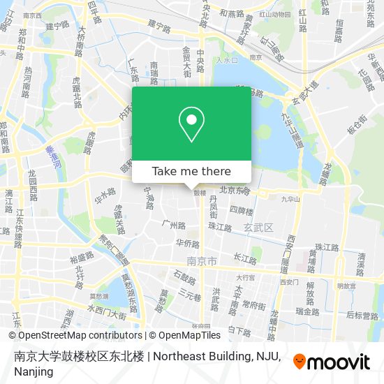 南京大学鼓楼校区东北楼 | Northeast Building, NJU map