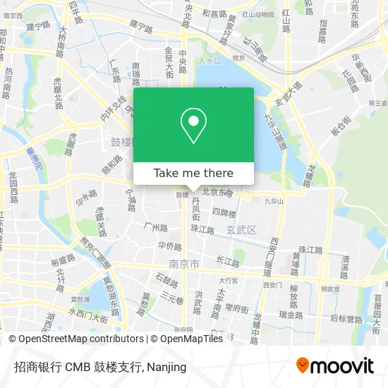 招商银行 CMB 鼓楼支行 map