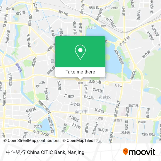 中信银行 China CITIC Bank map