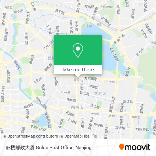 鼓楼邮政大厦 Gulou Post Office map