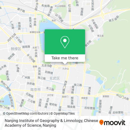 Nanjing Institute of Geography & Limnology, Chinese Academy of Science map