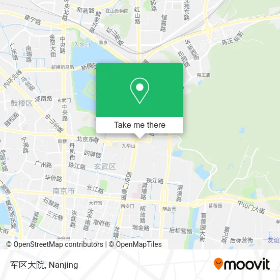 军区大院 map