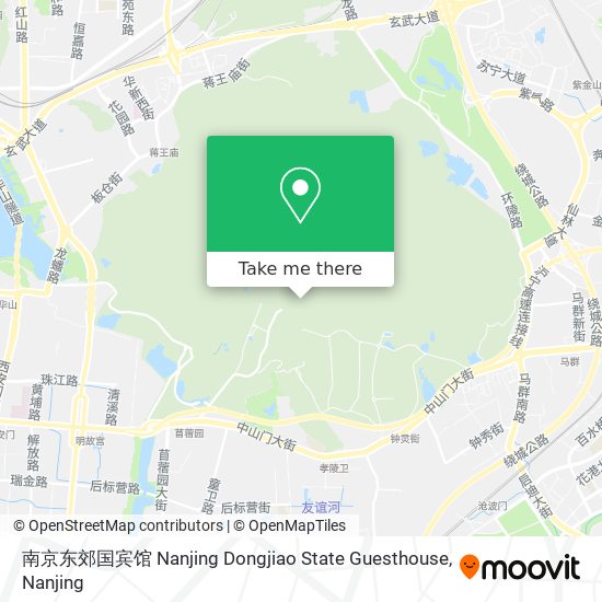 南京东郊国宾馆 Nanjing Dongjiao State Guesthouse map