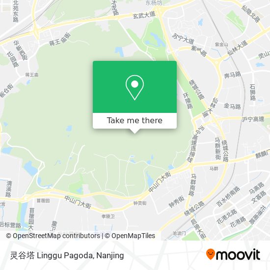 灵谷塔 Linggu Pagoda map